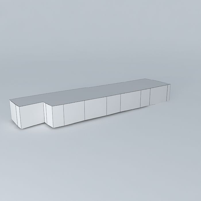 Nikos Kazantzakis Airport Main Terminal Free 3D model_4