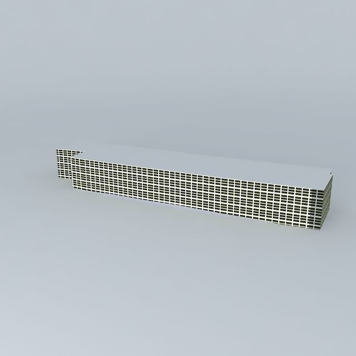 Nikos Kazantzakis Airport Main Terminal Free 3D model_1