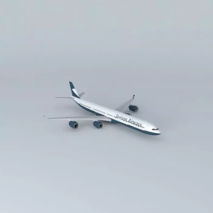 Javison Airways Airbus A340 600 Free 3D model_0