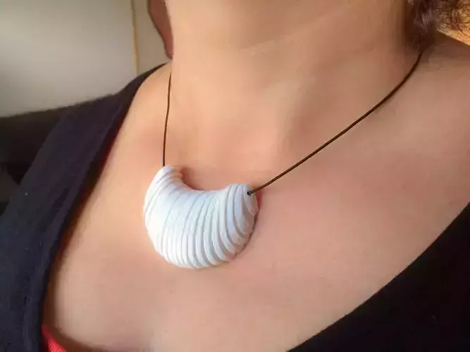 Necklace made of paper
