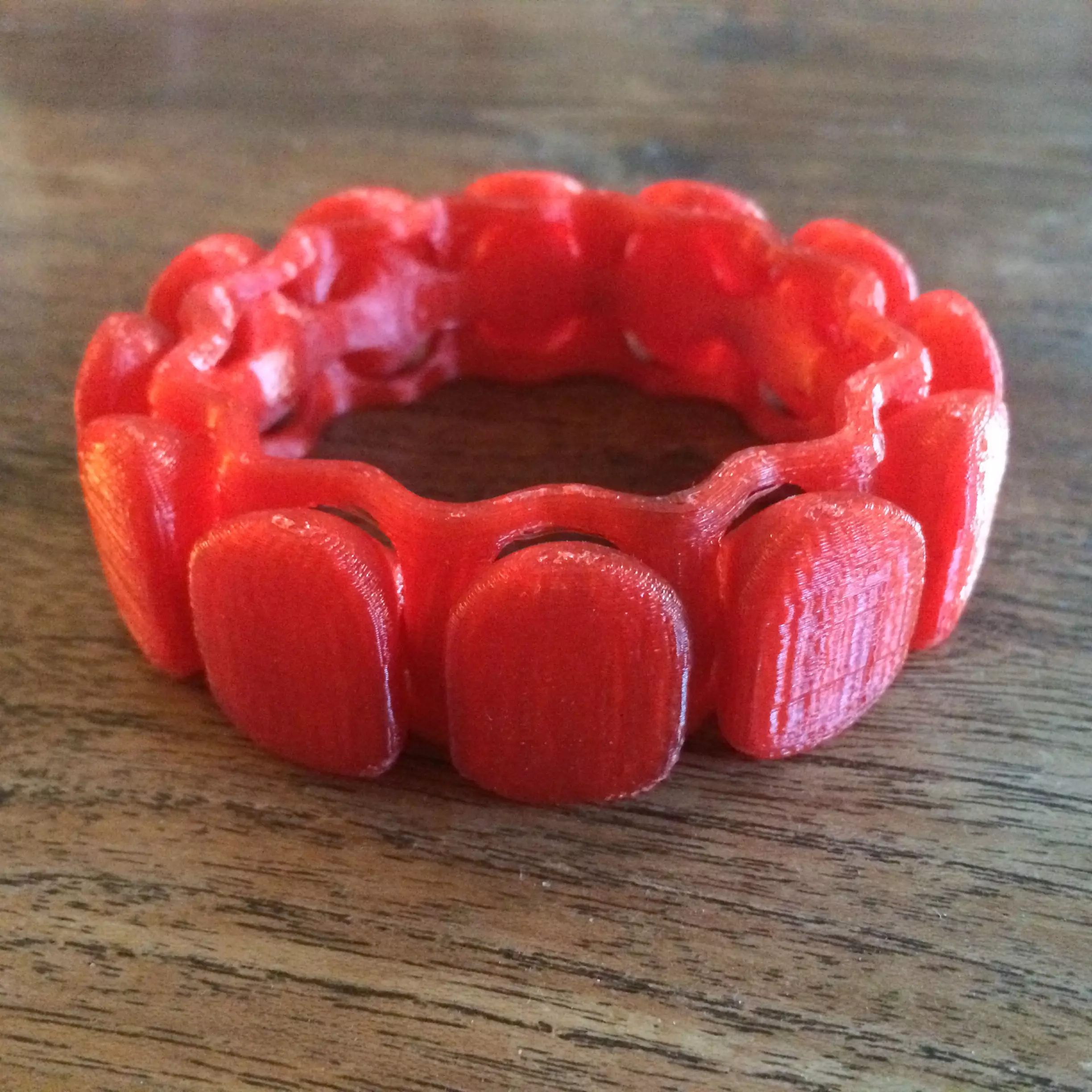 Bracelet interlaced  3D print model_0