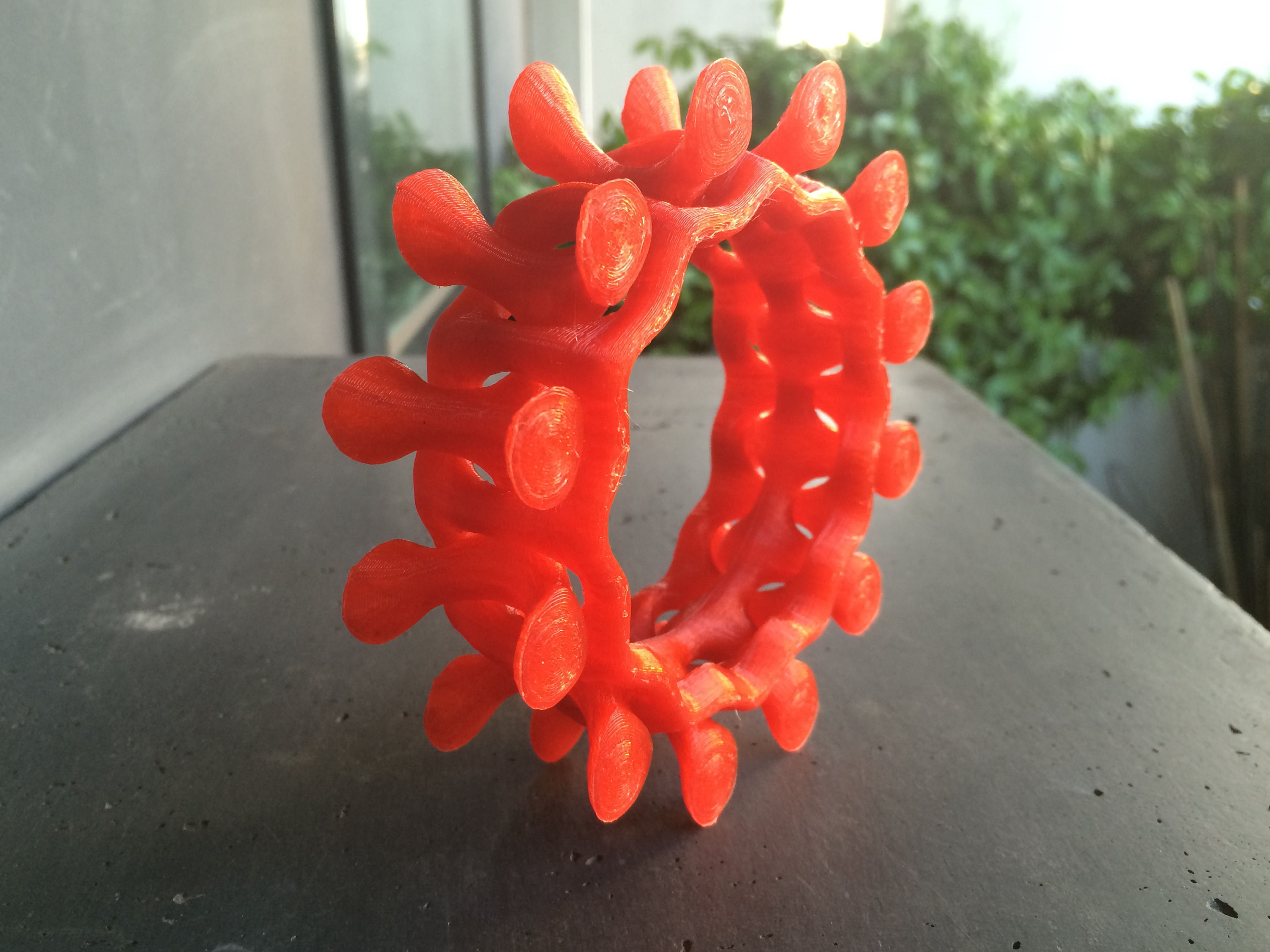 Bracelet spine 3D print model_2