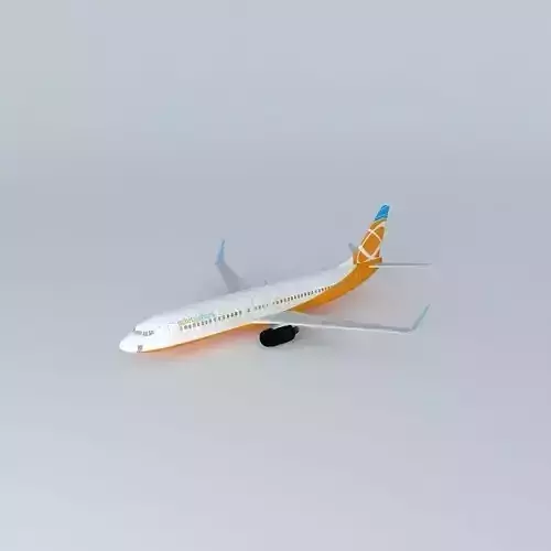 Orbit Airlines Boeing 737 800 Free 3D model