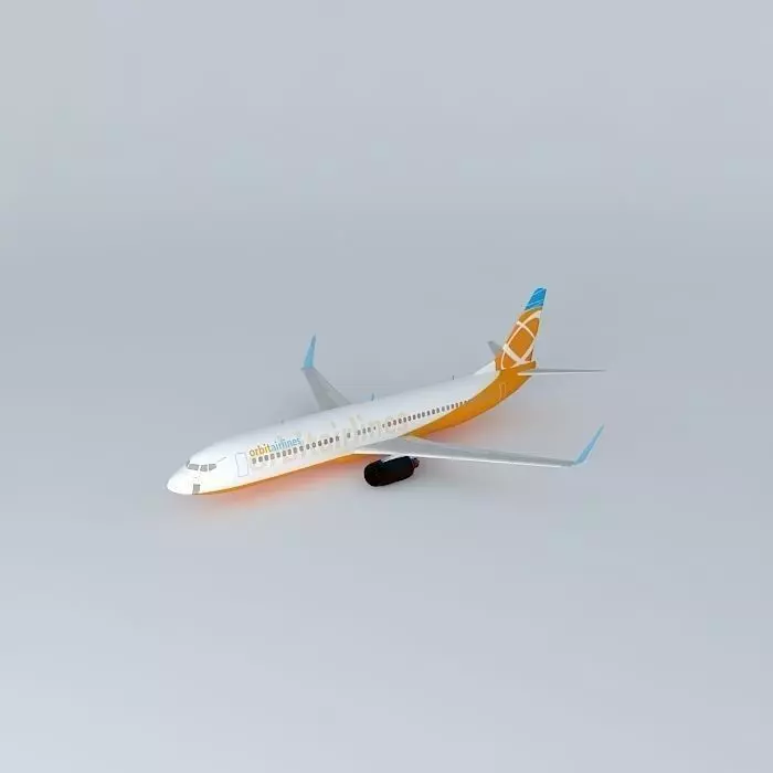 Orbit Airlines Boeing 737 800 Free 3D model