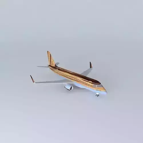 UpTheTerrain Airways Embraer ERJ 170 Free 3D model