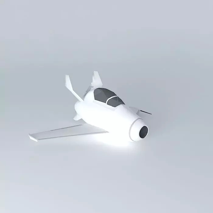 Template McDonnel Douglas XF 85 Goblin Parasite Fighter Free 3D model