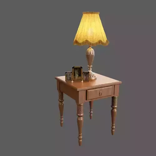 Old lamp Free 3D model
