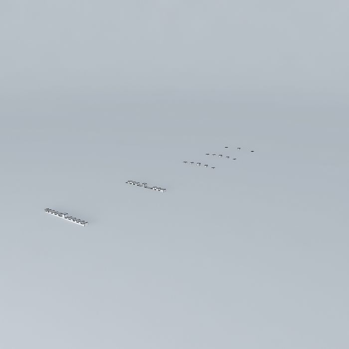 KPHL Runway 9R Landing Lights Free 3D model_3