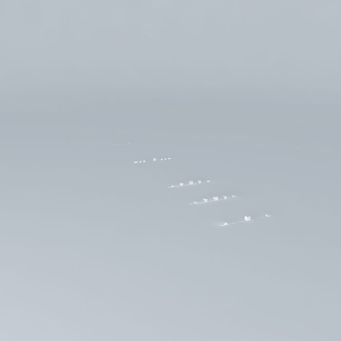 KPHL Runway 9R Landing Lights Free 3D model_2