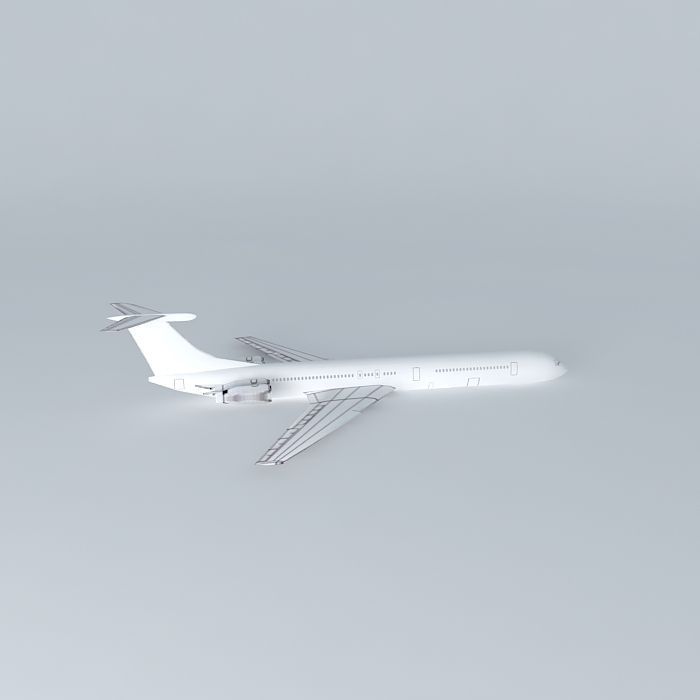 Template  Illyushin Free 3D model_2