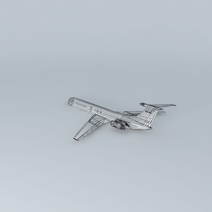 Template  Illyushin Free 3D model_3