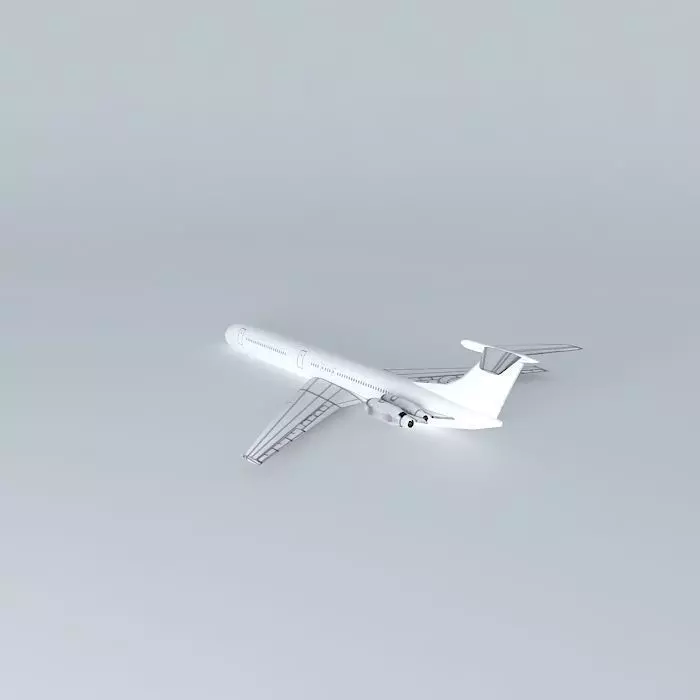 Template  Illyushin Free 3D model_0