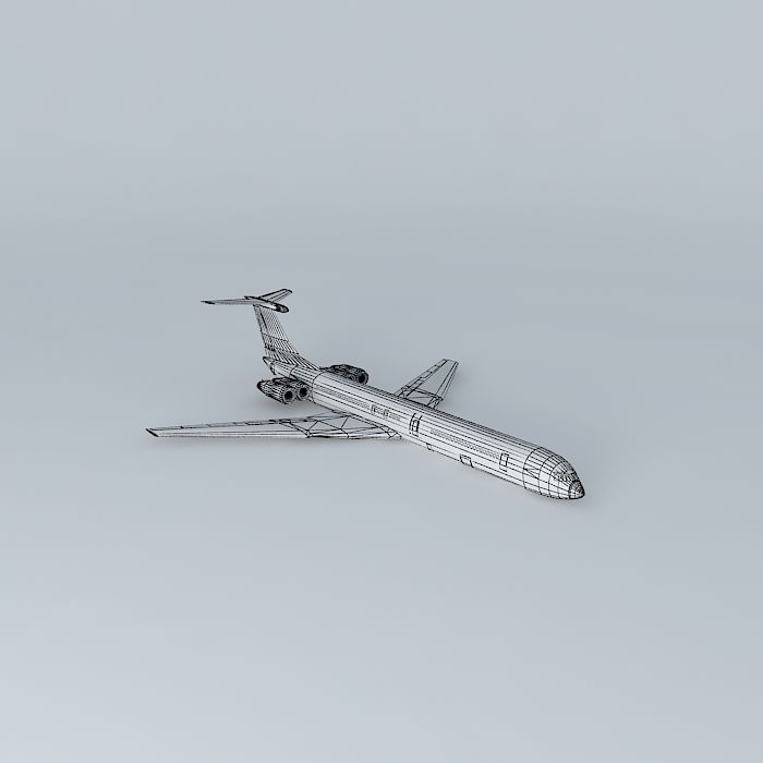 Template  Illyushin Free 3D model_4