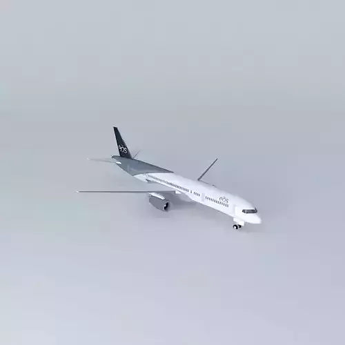 EOS Airlines Boeing 757 200 Free 3D model