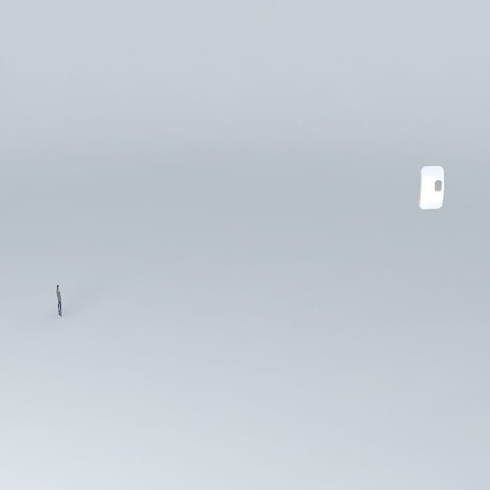 Boeing 747 800 Emrgency Exit Free 3D model_2