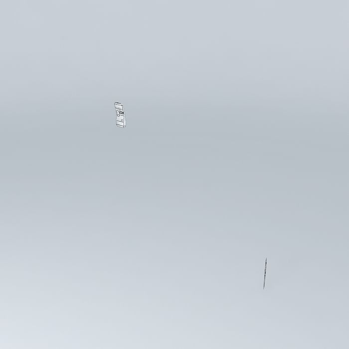 Boeing 747 800 Emrgency Exit Free 3D model_3