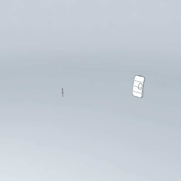 Boeing 747 800 Emrgency Exit Free 3D model_4