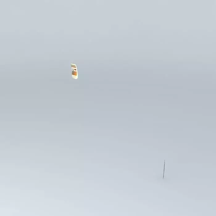 Boeing 747 800 Emrgency Exit Free 3D model_0