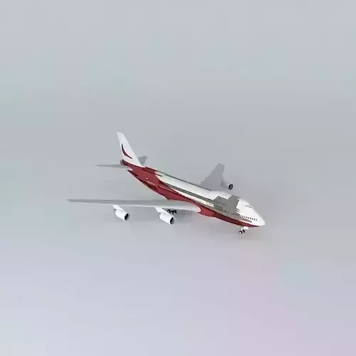 Al-Islamic Airlines Boeing 747100 Free 3D model