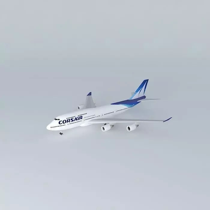 :BASIC: CorsairFly Airlines International Boeing 747400 Free 3D model