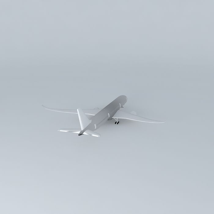 Template Airbus A350900XWB Free 3D model_1