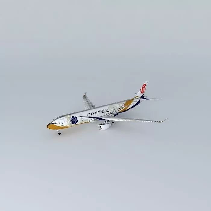 Airbus A330-300 Air China Free 3D model