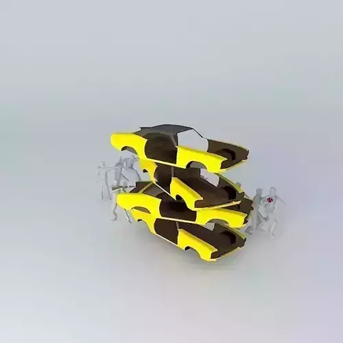 Algerian Illegal Business Ends with a Massacre Free 3D model