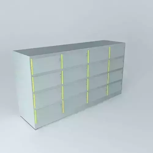 Airplane Bar Shelf  Free 3D model