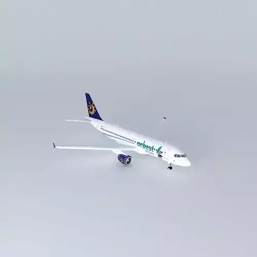 Iberworld Orbest Orizonia Airlines Airbus A320 214 Free 3D model