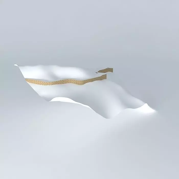 SketchyPhysics Terrain Road Track Free 3D model_0