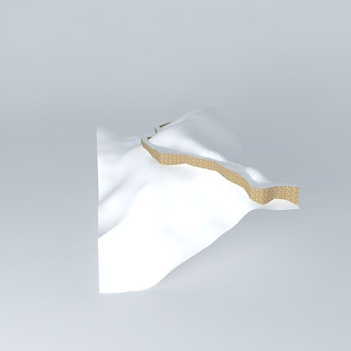 SketchyPhysics Terrain Road Track Free 3D model_2