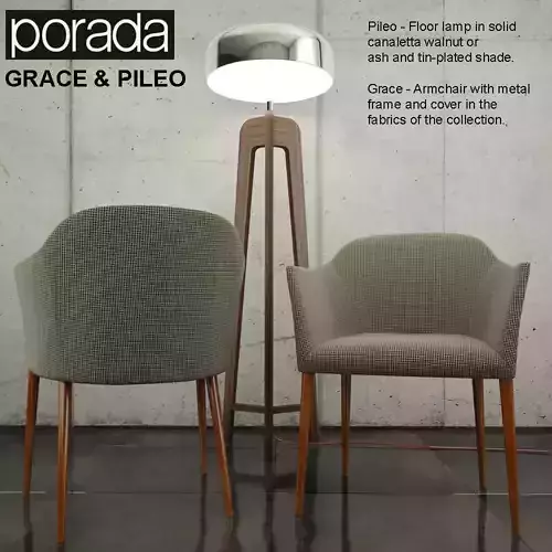 Porada Grace and Porada Pileo 3D model