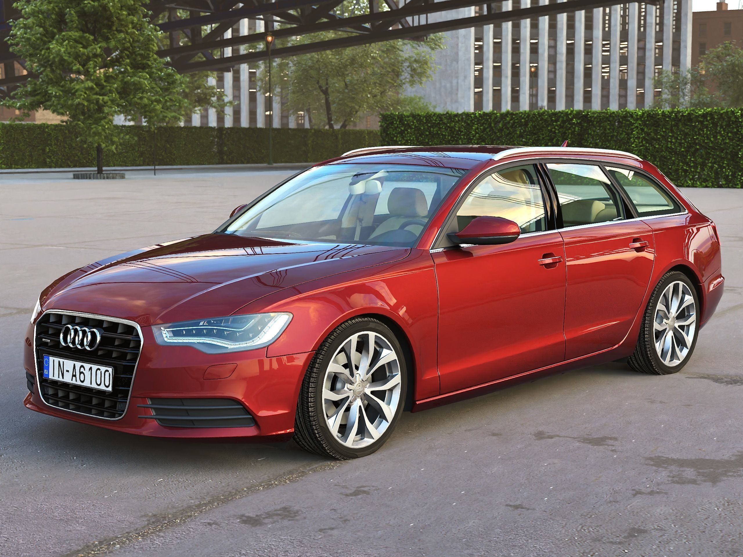 Audi A6 Avant 2013 3D model_5