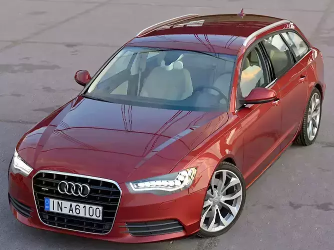 Audi A6 Avant 2013 3D model