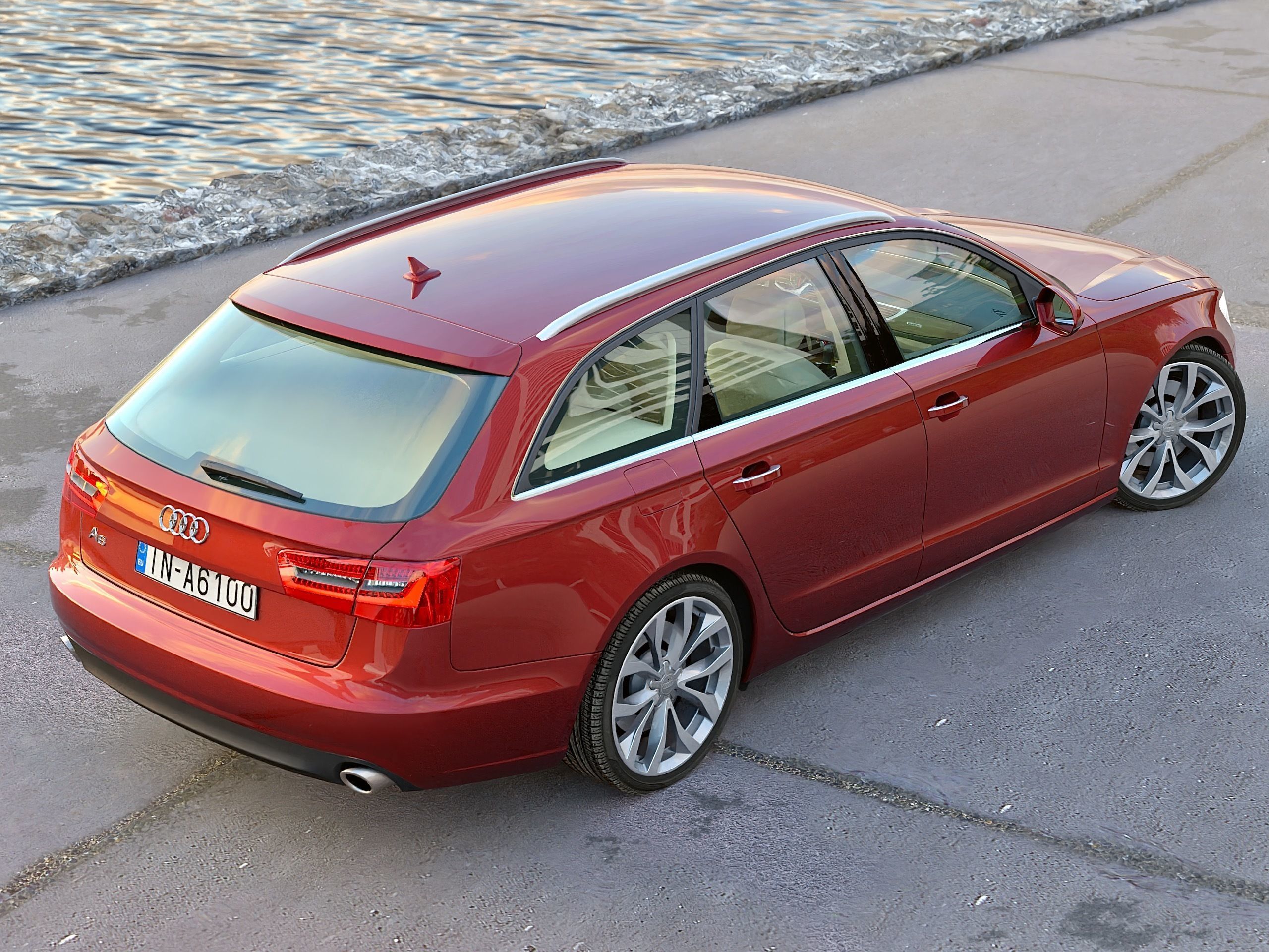 Audi A6 Avant 2013 3D model_1