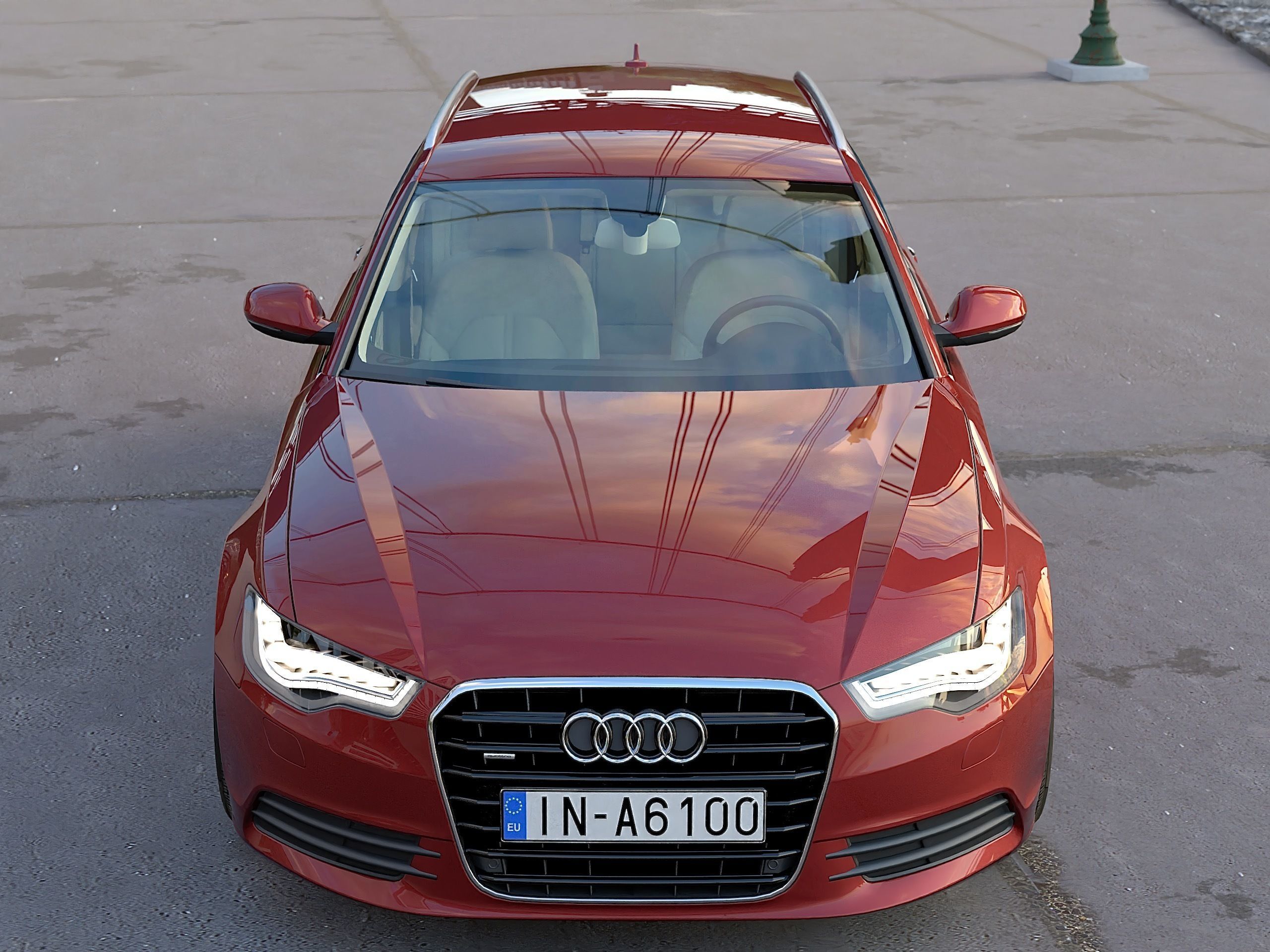 Audi A6 Avant 2013 3D model_2