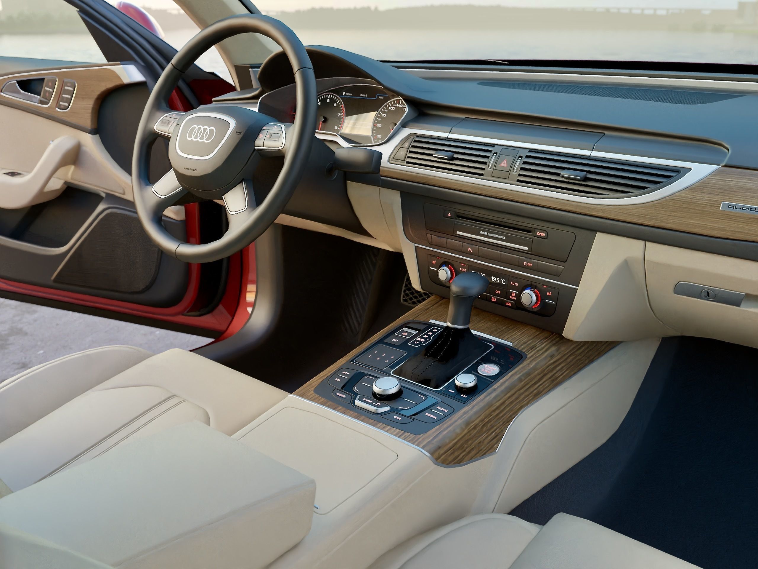 Audi A6 Avant 2013 3D model_9