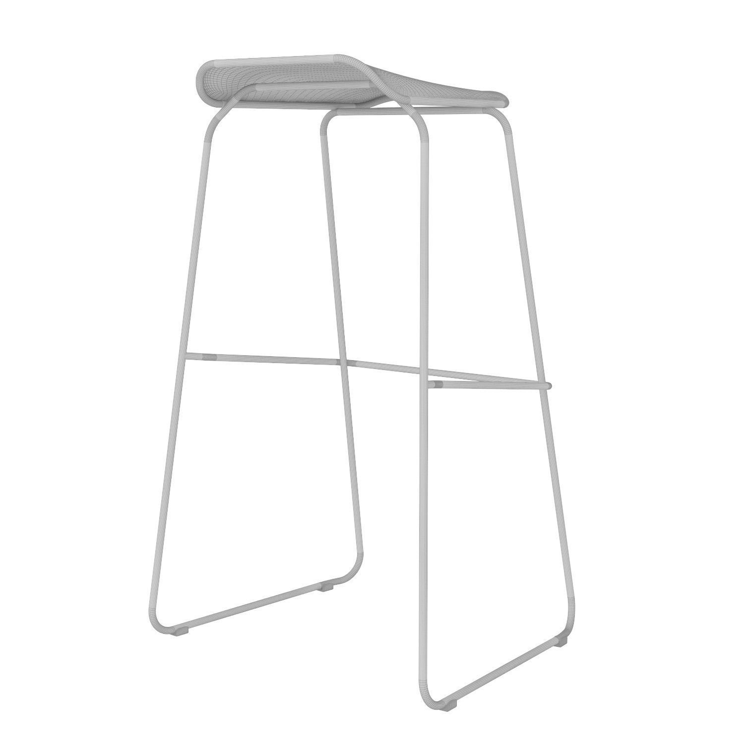 Haley Bar Stool - HB0300S1SG Free 3D model_8