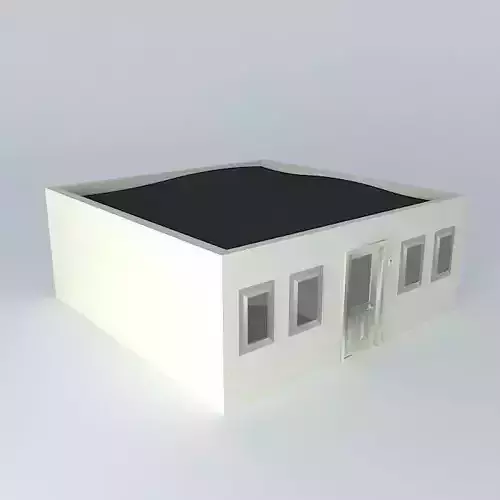 Modern Compact Canarian House V1