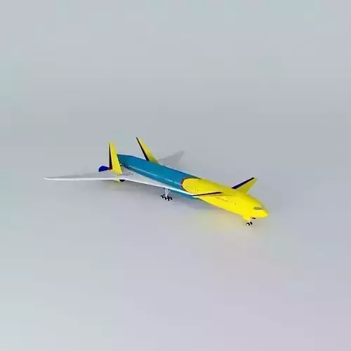 RAW Boeing Sonic Cruiser N756IO Free 3D model