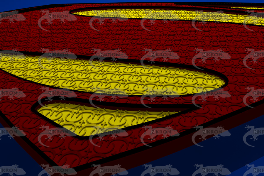 Man Of Steel 2013 Sign - Suit Texture Low-poly 3D model_3