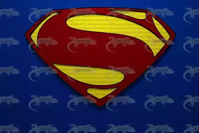 Man Of Steel 2013 Sign - Suit Texture