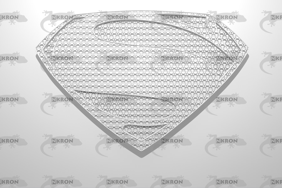 Man Of Steel 2013 Sign - Suit Texture Low-poly 3D model_1