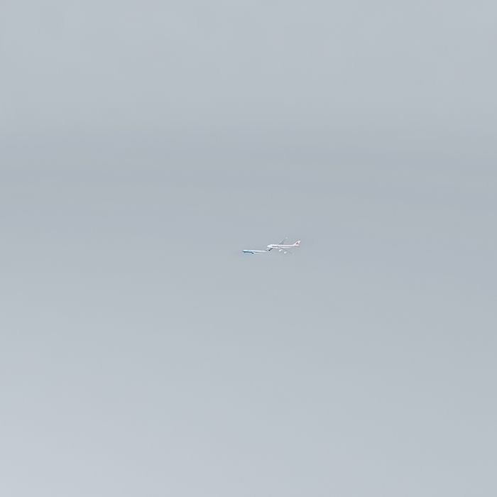 United Airlines Flight 288 and CargoLux Flight 9330F {2015; 3Mb} Free 3D model_2