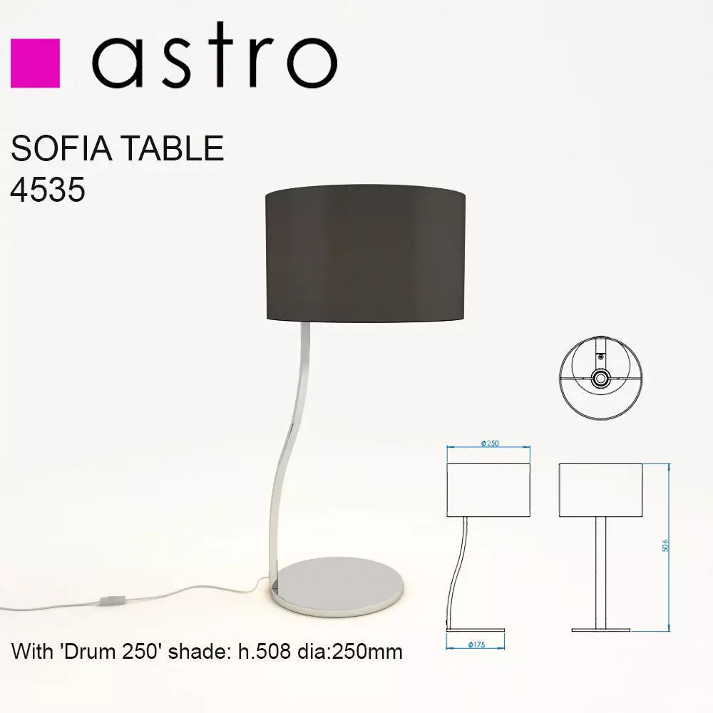 Astro Sofia Table 4535 3D model