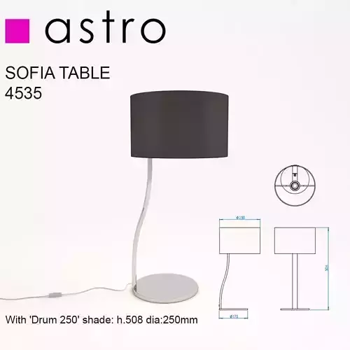 Astro Sofia Table 4535 3D model