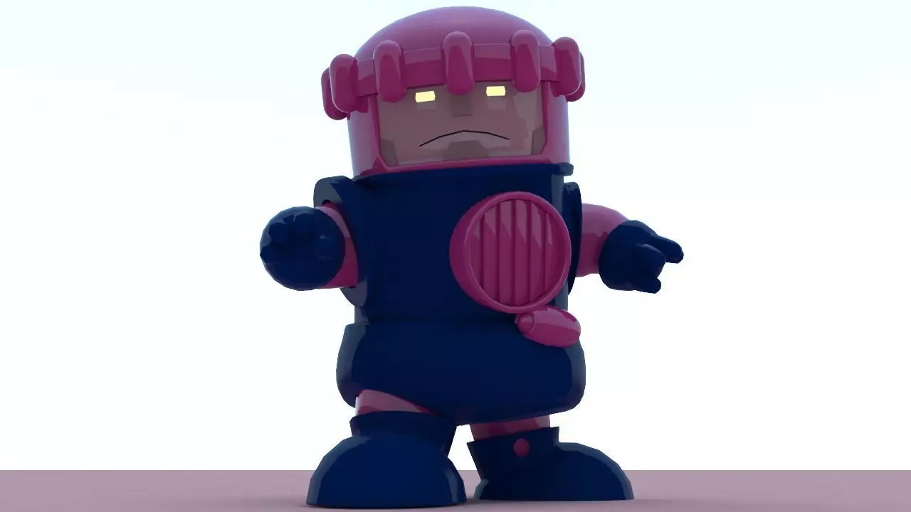 Sentinel toy robot 3D print model_0