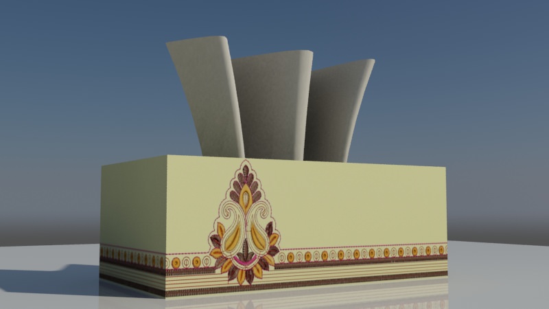 Tissue Box 3D model_3