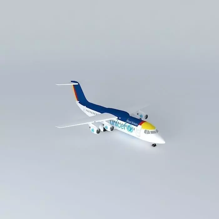 Royal Airways BAE 146301 Free 3D model