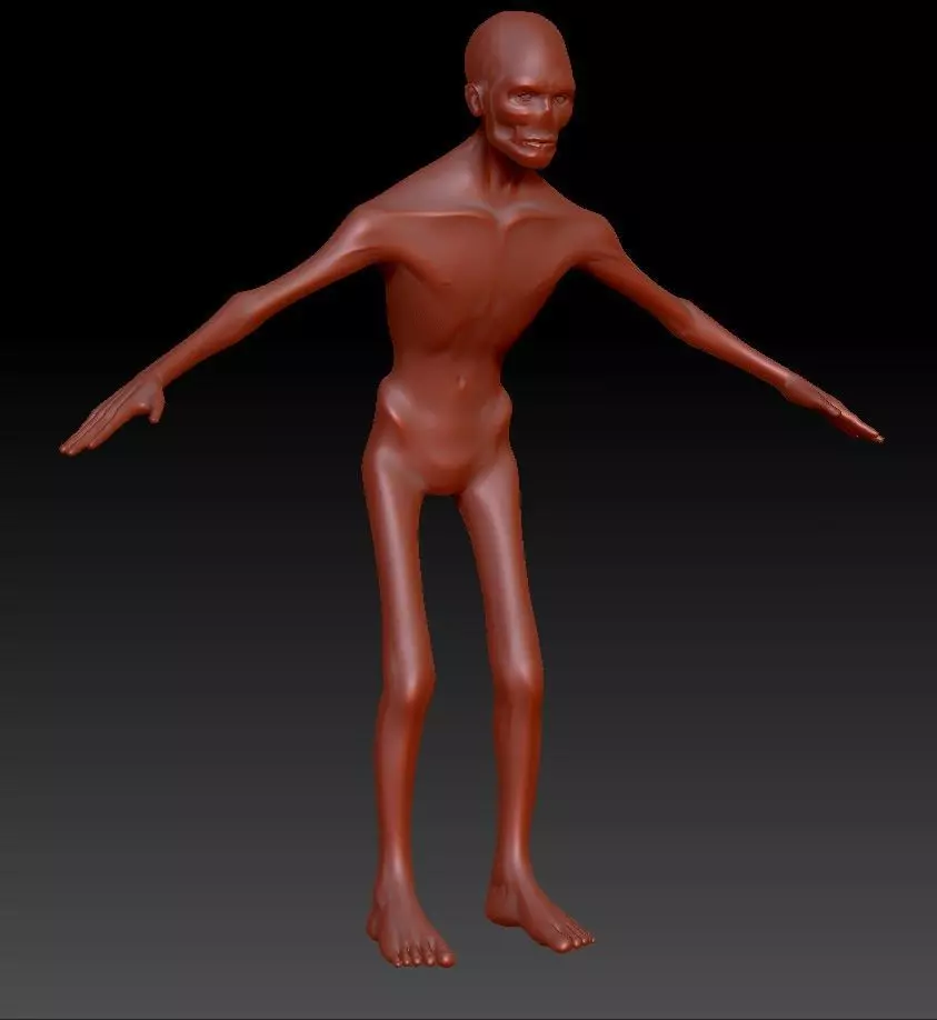 Zombie Character 3D print model_0